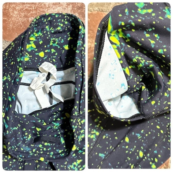 Lululemon Size 4 Base Pace HR Tight 25” Sparks Fly Multi SXFY Nulux Pant Run - Picture 6 of 14